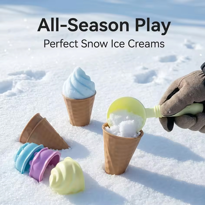 Kinetic Sand Mold - Summer Beach Ice Cream Sand Molds