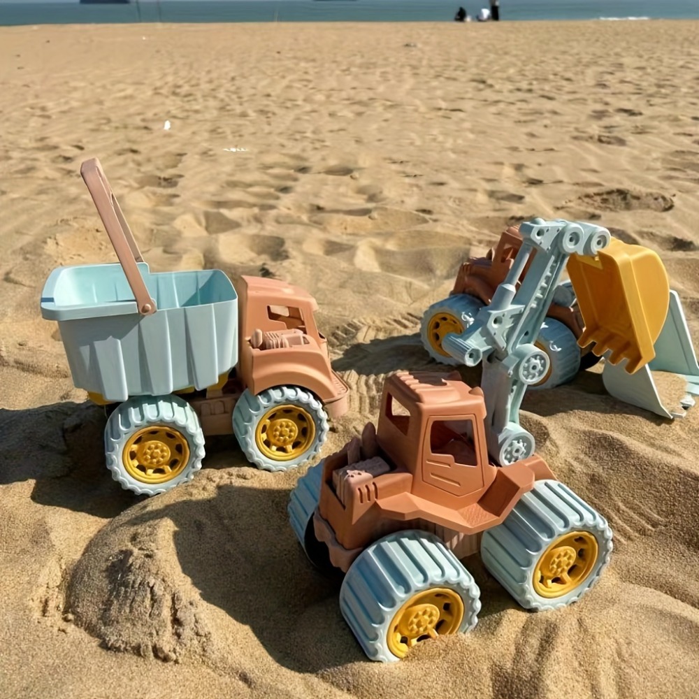 Kinetic Sand Mold - Beach Toys Construction Trucks for Toddler