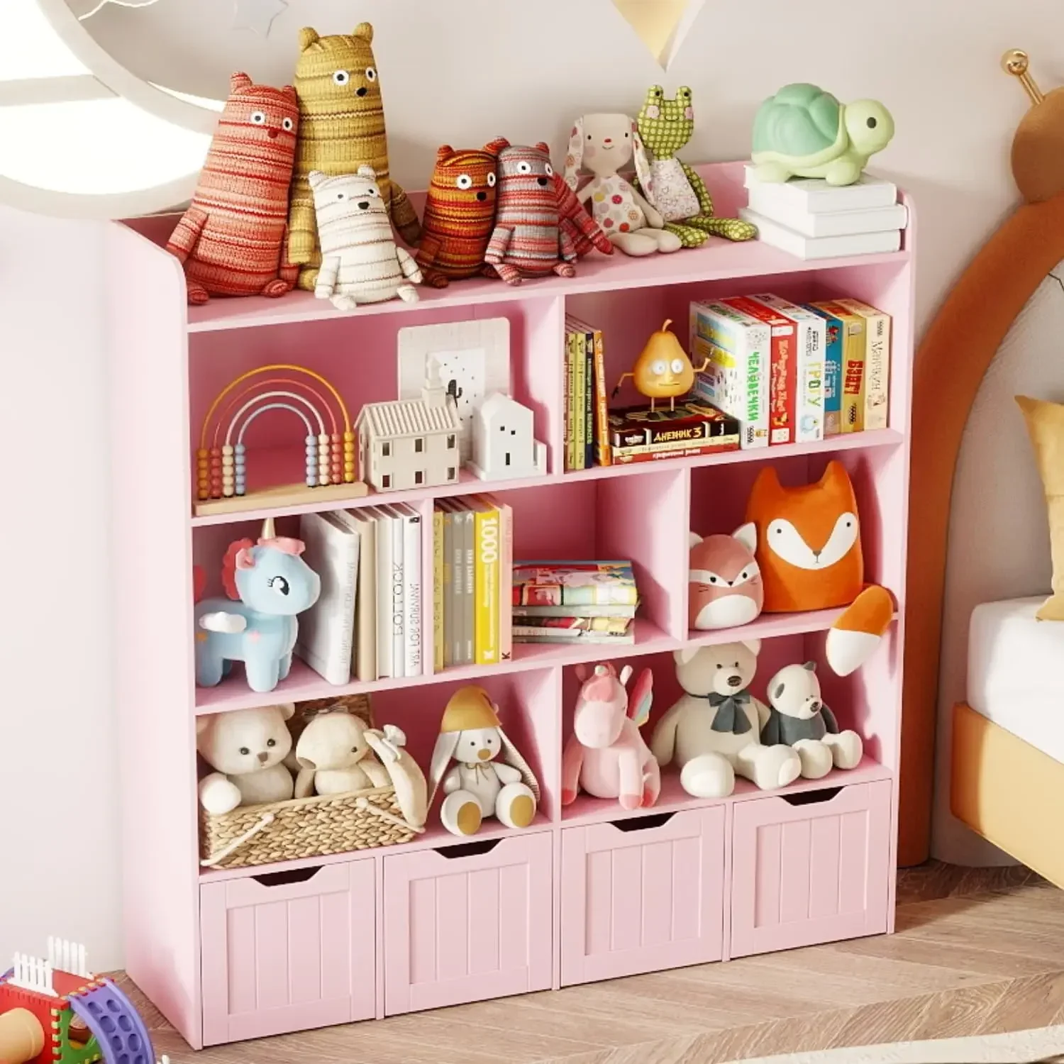 Kids Toys Drawers - Kids Toy Storage Cabinet Bookcase With