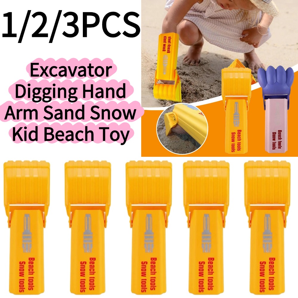 Kinetic Sand Mold - 1/3PCS Excavator Digging Hand Arm Sand
