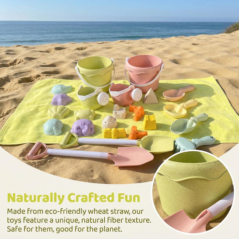 Kinetic Sand Mold - Wheat Straw Kids Beach Toy Set