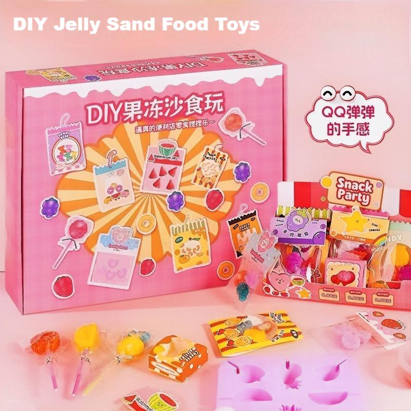 Kids Toys Kitchen Set - DIY Making Miniature Food Toys Set