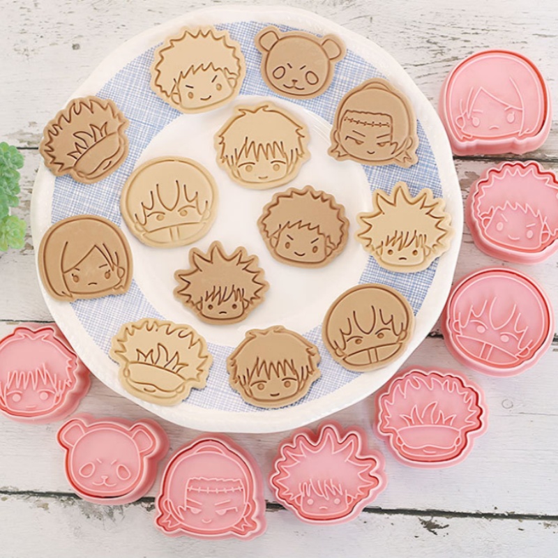 8pcs Jujutsu Kaisen Cake Cooki - Kids Toys Kitchen Set 评论和价格
