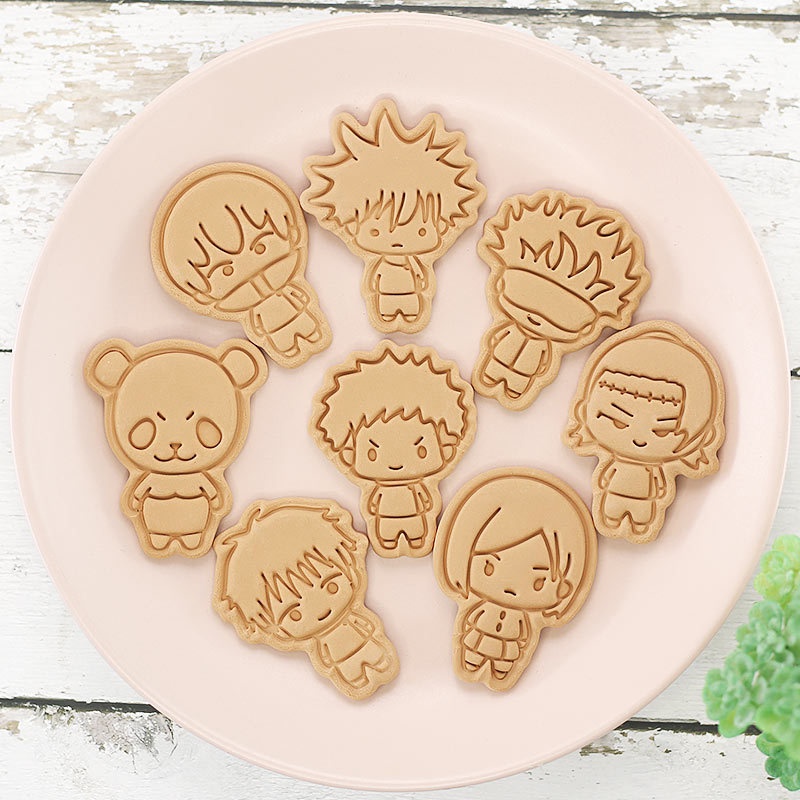 8pcs Jujutsu Kaisen Cake Cooki - Kids Toys Kitchen Set 评论和价格