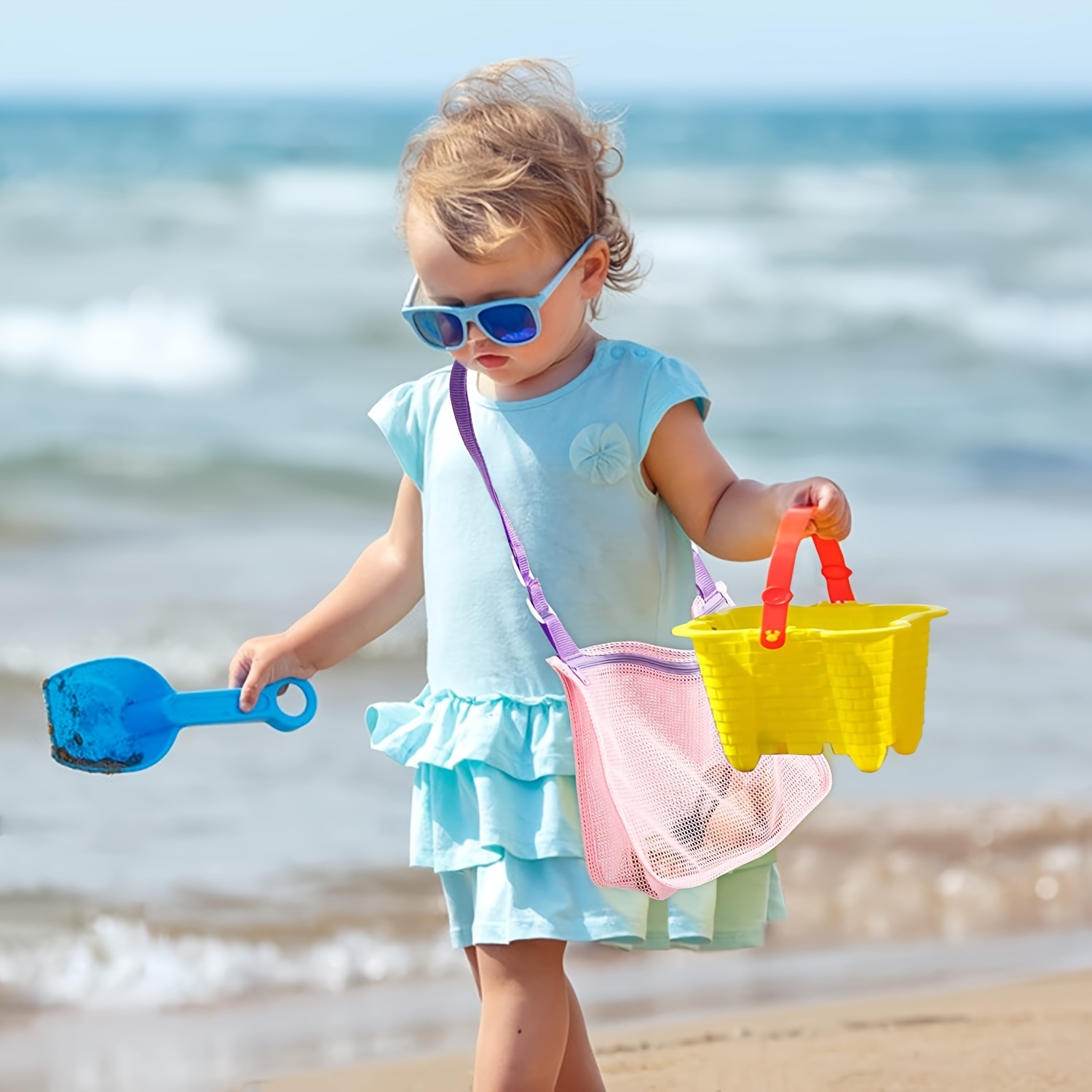 Portable Beach Bag Foldable Pr - Kinetic Sand Mold 评论和价格