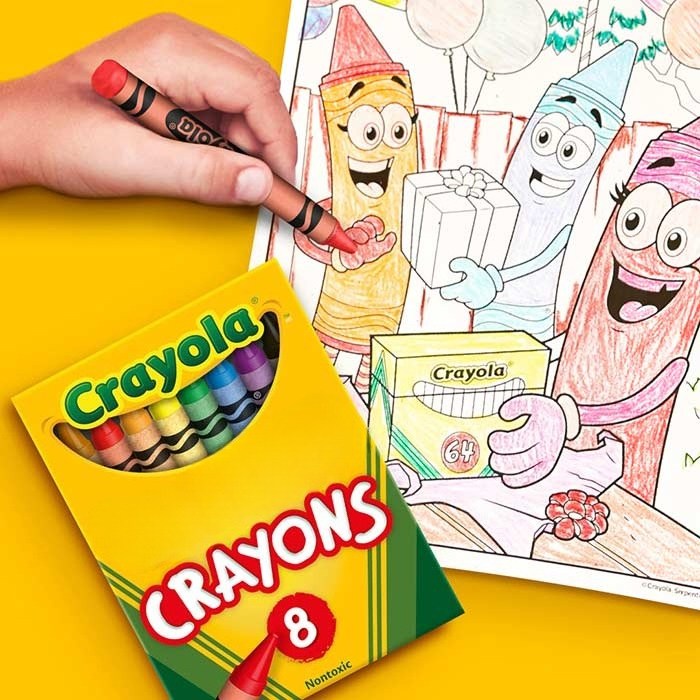 8/24 Colors Crayons Box, Safe  - Crayola Art Supply 评论和价格