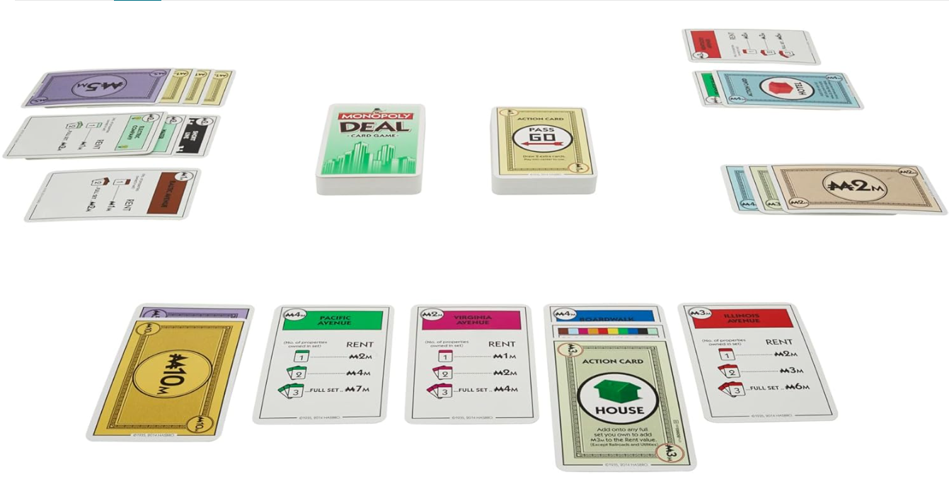 Hasbro Monopoly Deal Card Game - Hasbro Game Monopoly 评论和价格