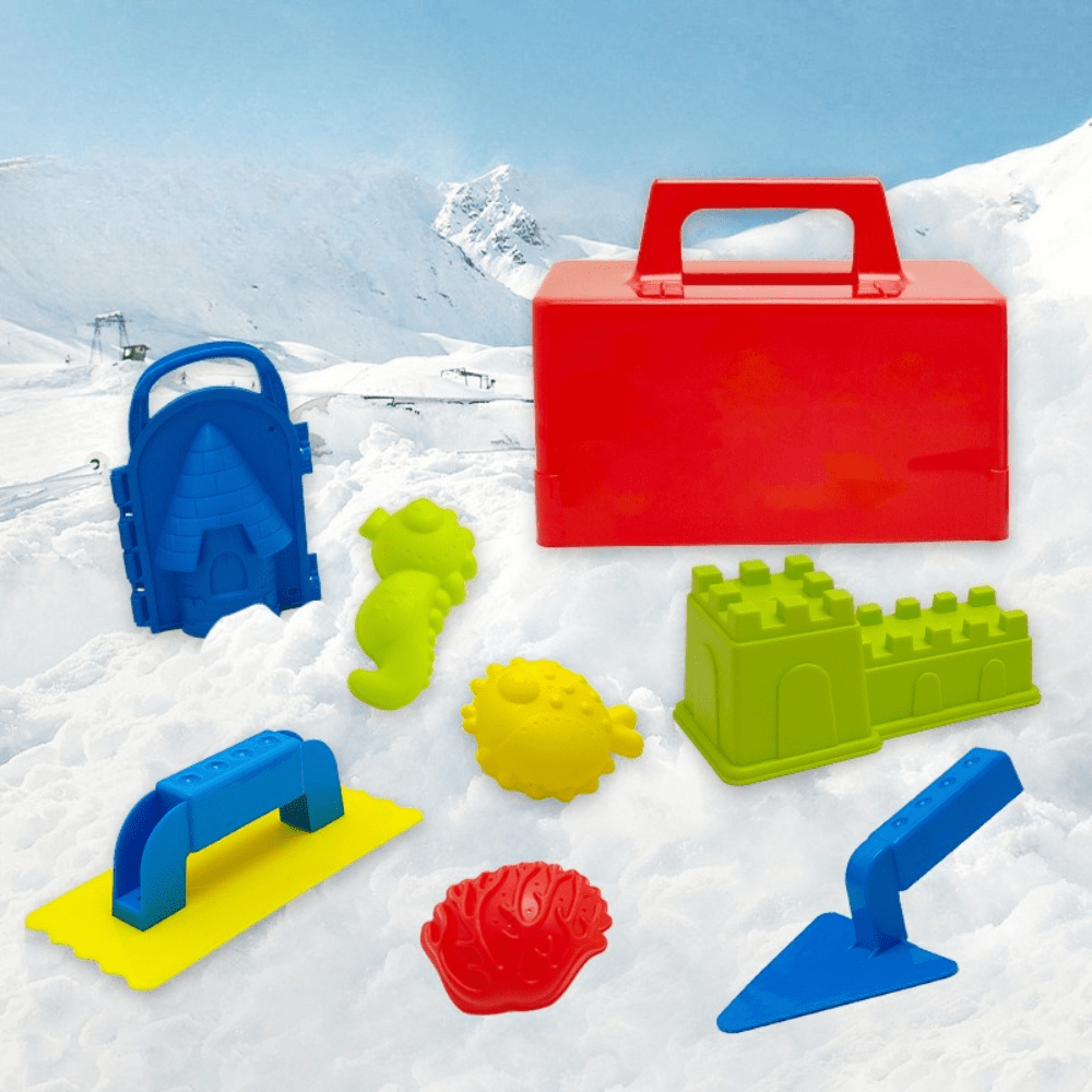 8pcs Kids Winter Outdoor Snow  - Kinetic Sand Mold 评论和价格