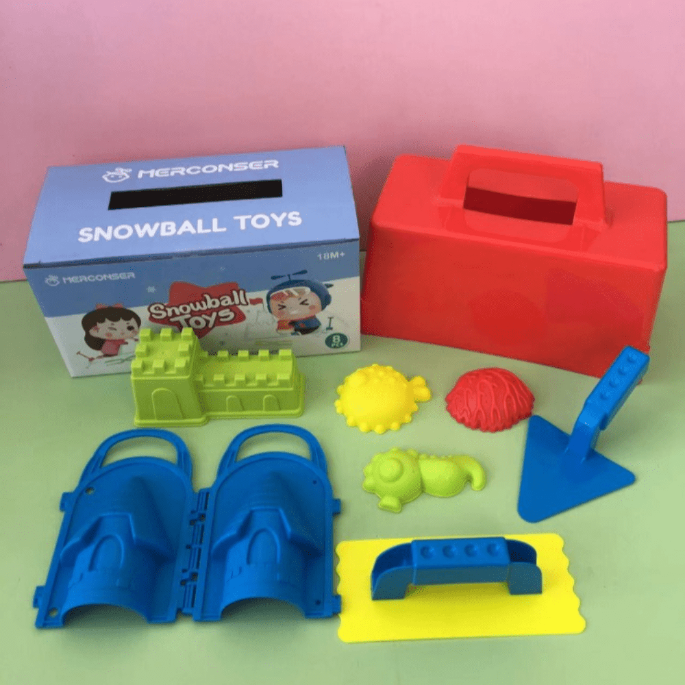 8pcs Kids Winter Outdoor Snow  - Kinetic Sand Mold 评论和价格
