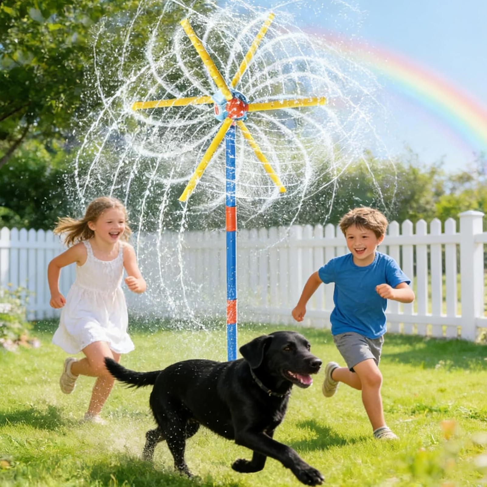 Kids Sprinkler Windmill Fun Sp - Kids Yard Toys 评论和价格
