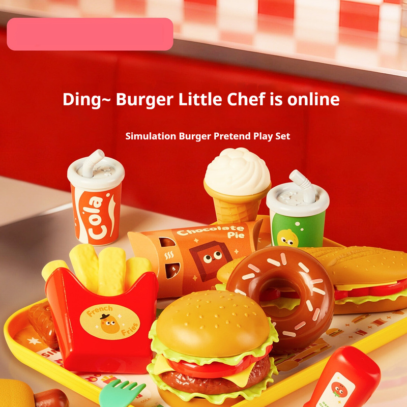 Mideer Kids Burger Pretend Pla - Kids Toys Kitchen Set 评论和价格