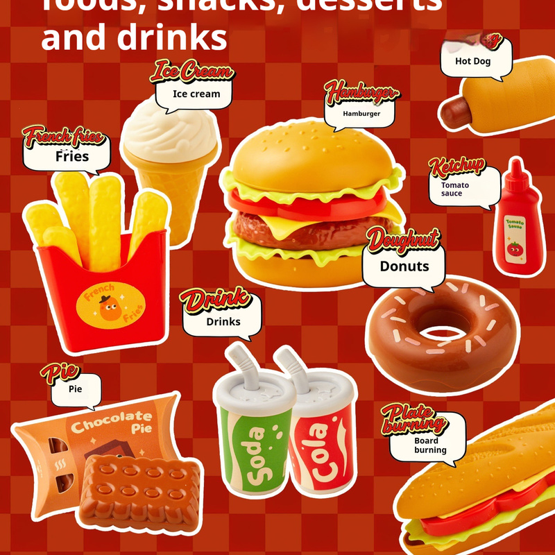 Mideer Kids Burger Pretend Pla - Kids Toys Kitchen Set 评论和价格