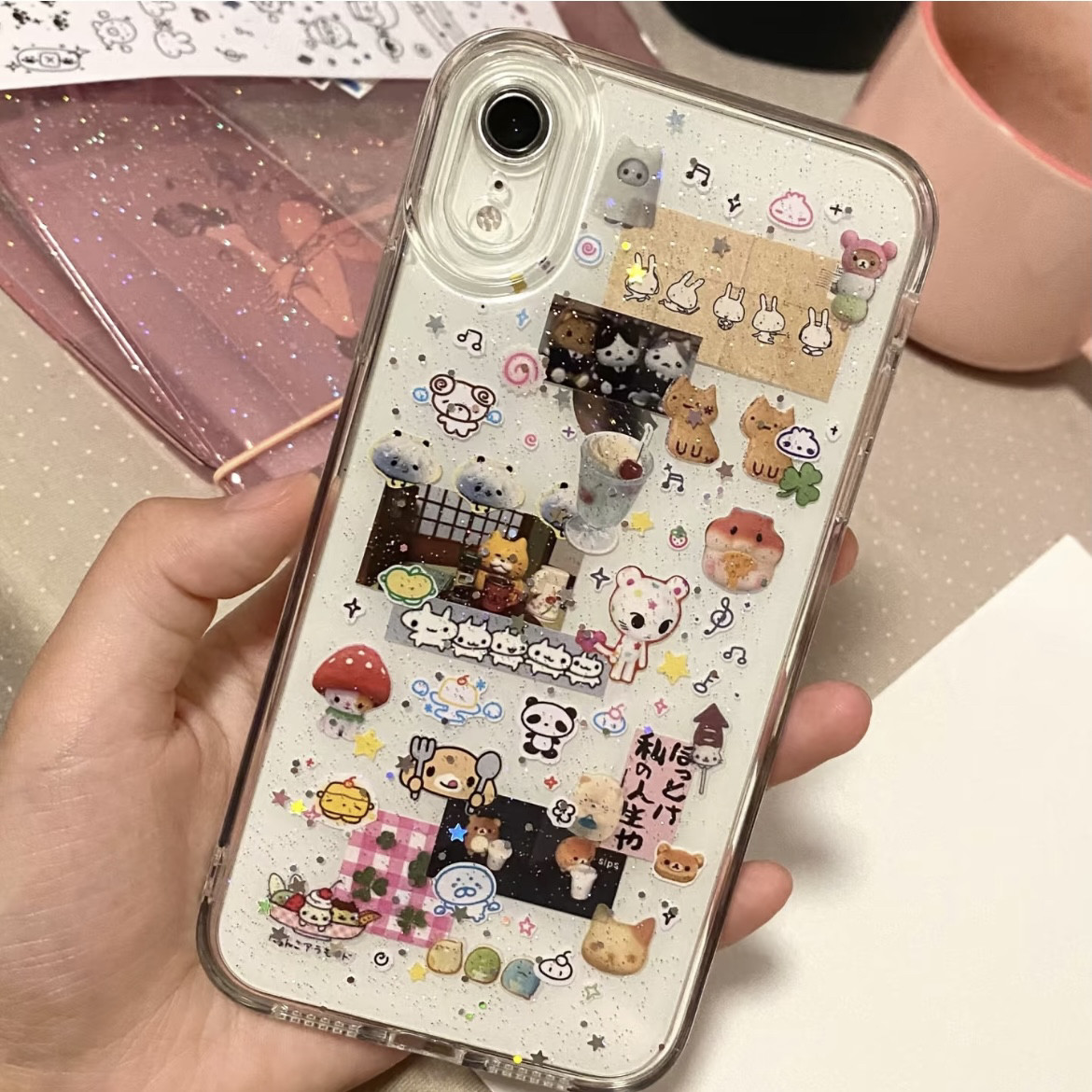 Kawaii Doll Sticker Phone Case - Xiaomi Kids Toys 评论和价格