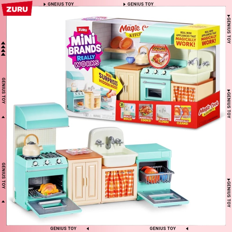 Zuru Mini Brands Magic Cook Ki - Kids Toys Kitchen Set 评论和价格