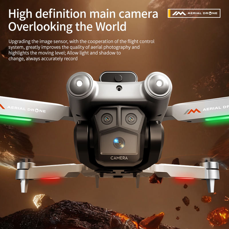 M6 Drone 8K Triple HD Lens 4.5 - Kids Toys Quad 评论和价格