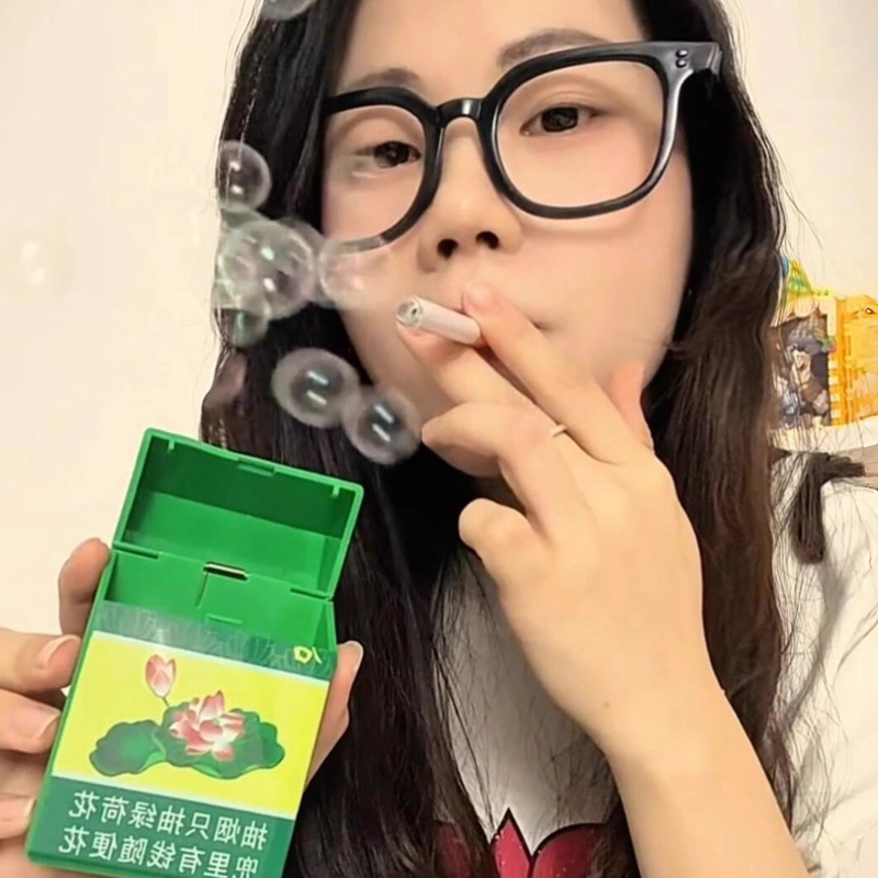 Creative Plastic Cigarette Box - Bubble Machine Outdoor 评论和价格