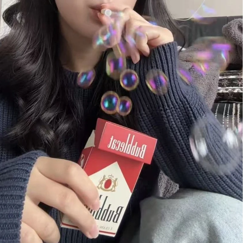 Creative Plastic Cigarette Box - Bubble Machine Outdoor 评论和价格