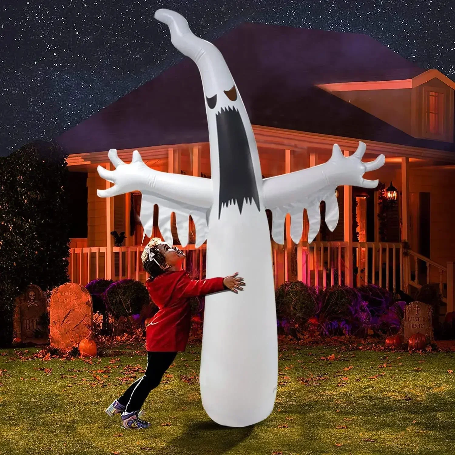 Halloween Inflatable Scary Gho - Kids Yard Toys 评论和价格
