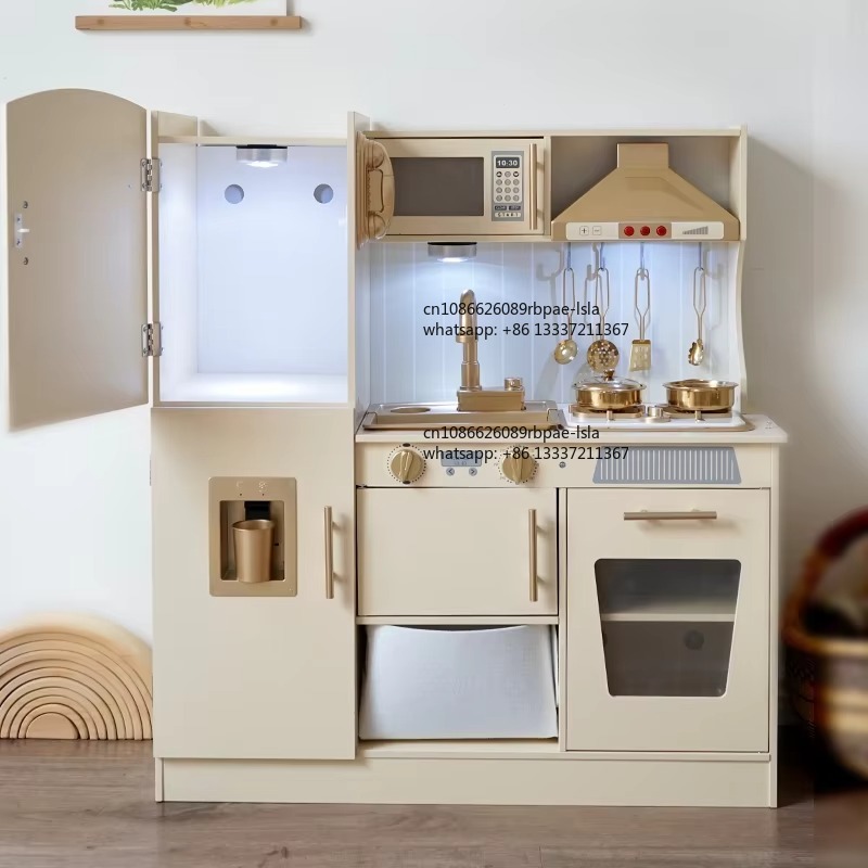 Educational Wooden Pretend Pla - Kids Toys Kitchen Set 评论和价格