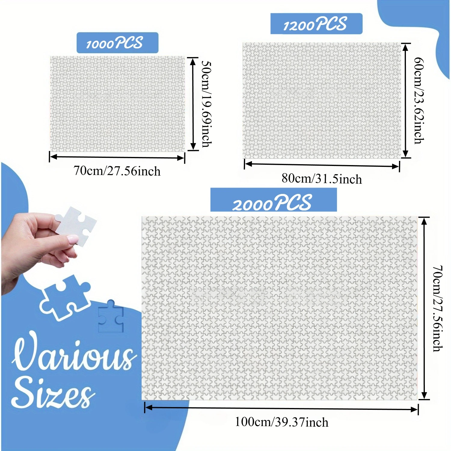 500/1000 Pieces Jigsaw Puzzle  - Kids Toys Under 500 评论和价格