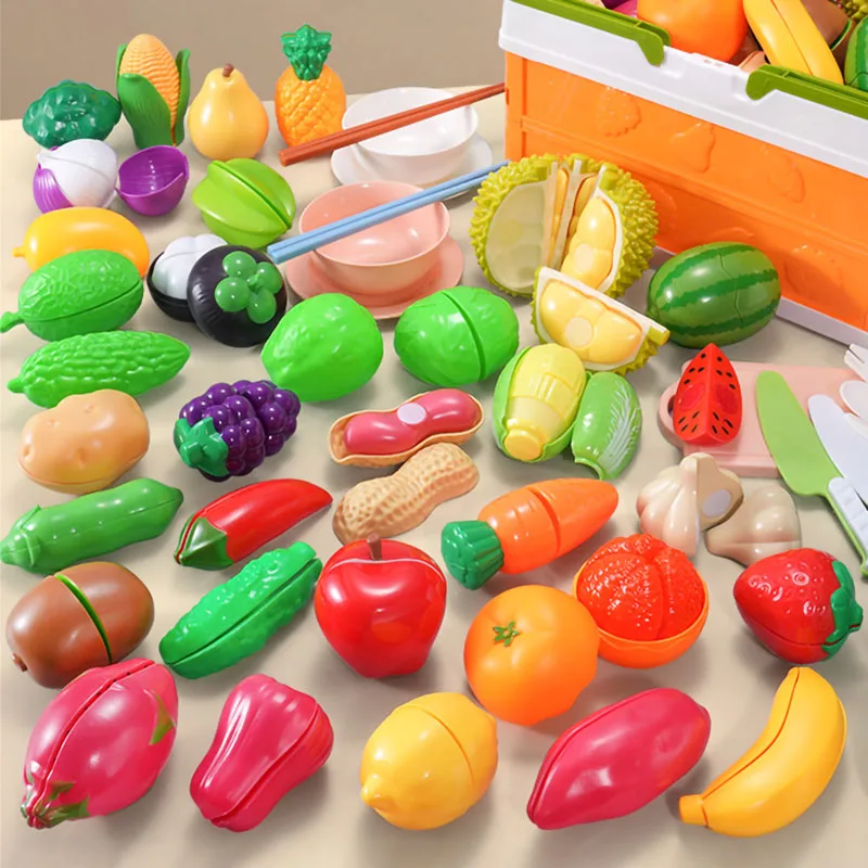 Montessori House Play Cutting  - Kids Toys Kitchen Set 评论和价格