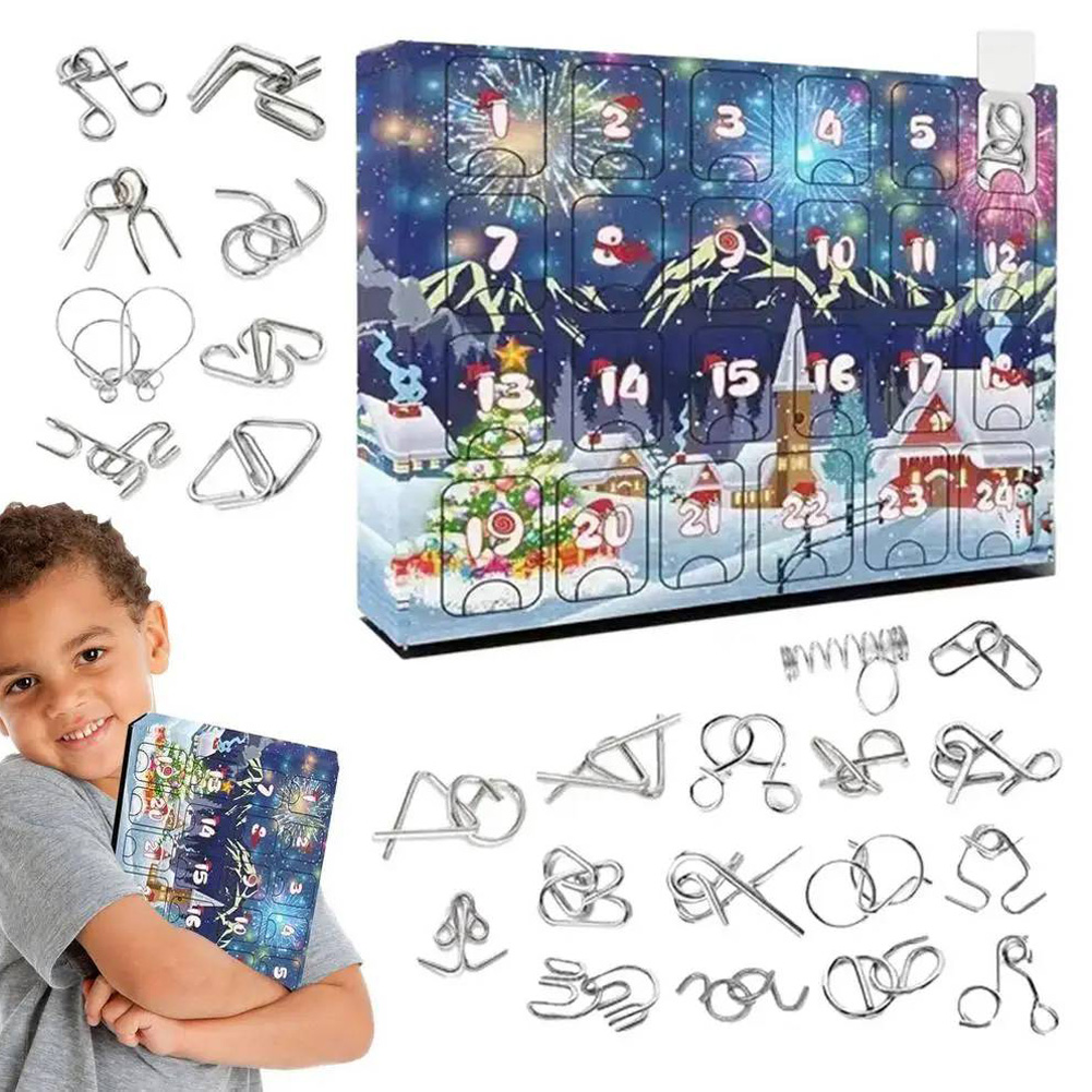 2025 Metal Ruban Lock Puzzle T - Kids Toys Xmas 2025 评论和价格