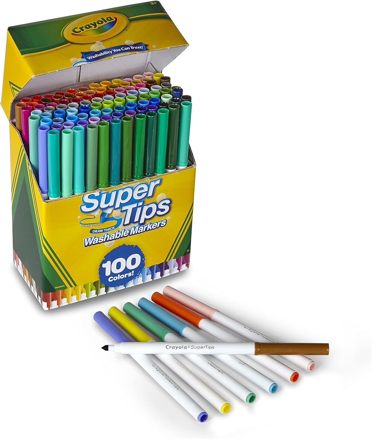 Crayola Super Tips Marker Set  - Crayola Art Supply 评论和价格