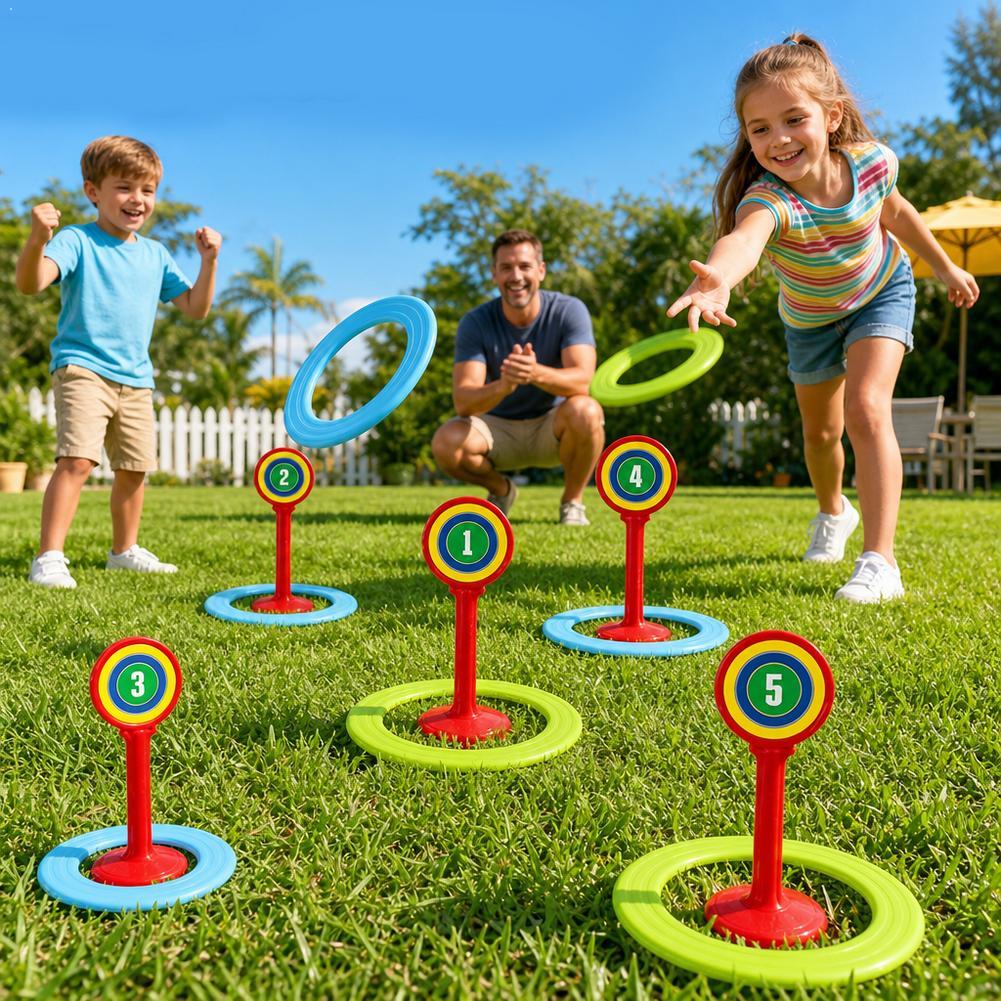 Kids Plastic Game Set Outdoor  - Kids Yard Toys 评论和价格