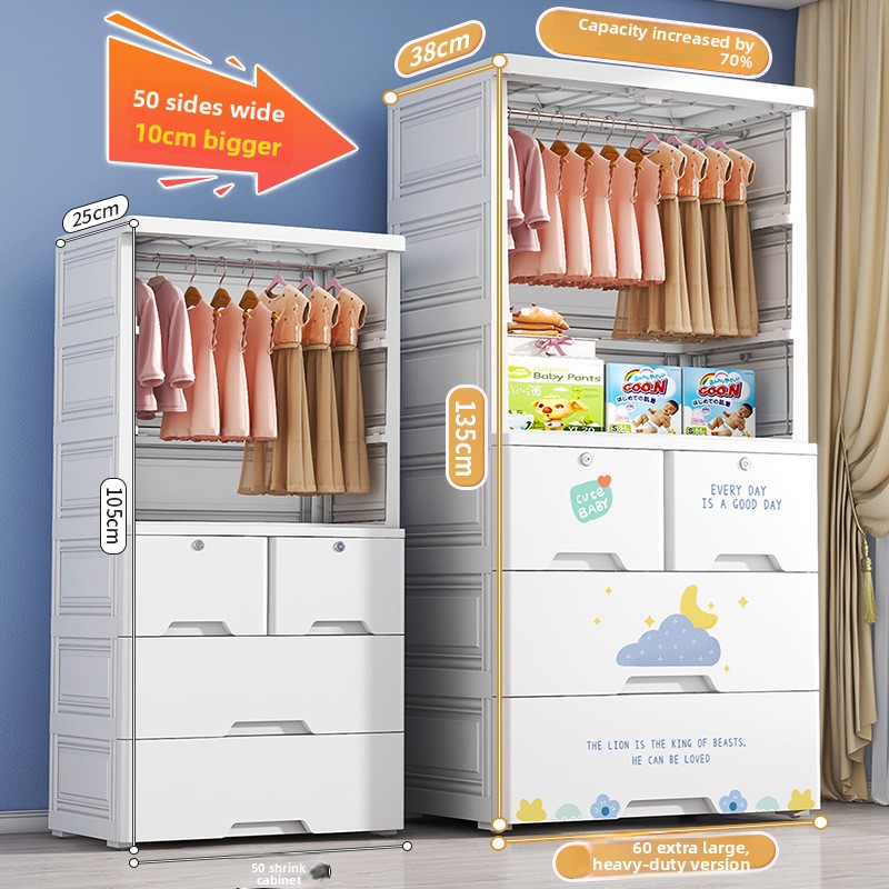 Kids Double Door Plastic Toy C - Kids Toys Drawers 评论和价格
