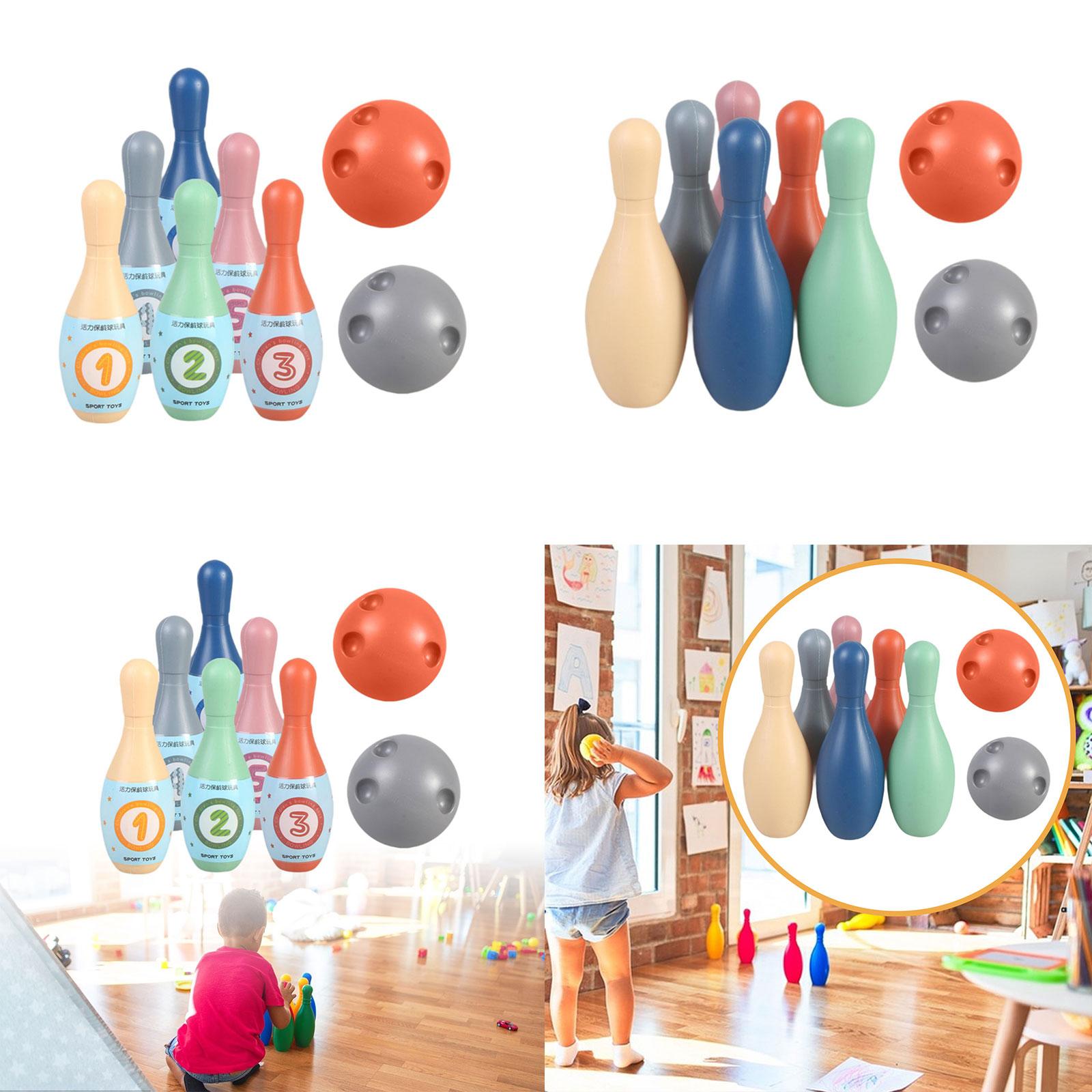 Kids Bowling Set, Outdoor Bowl - Kids Yard Toys 评论和价格