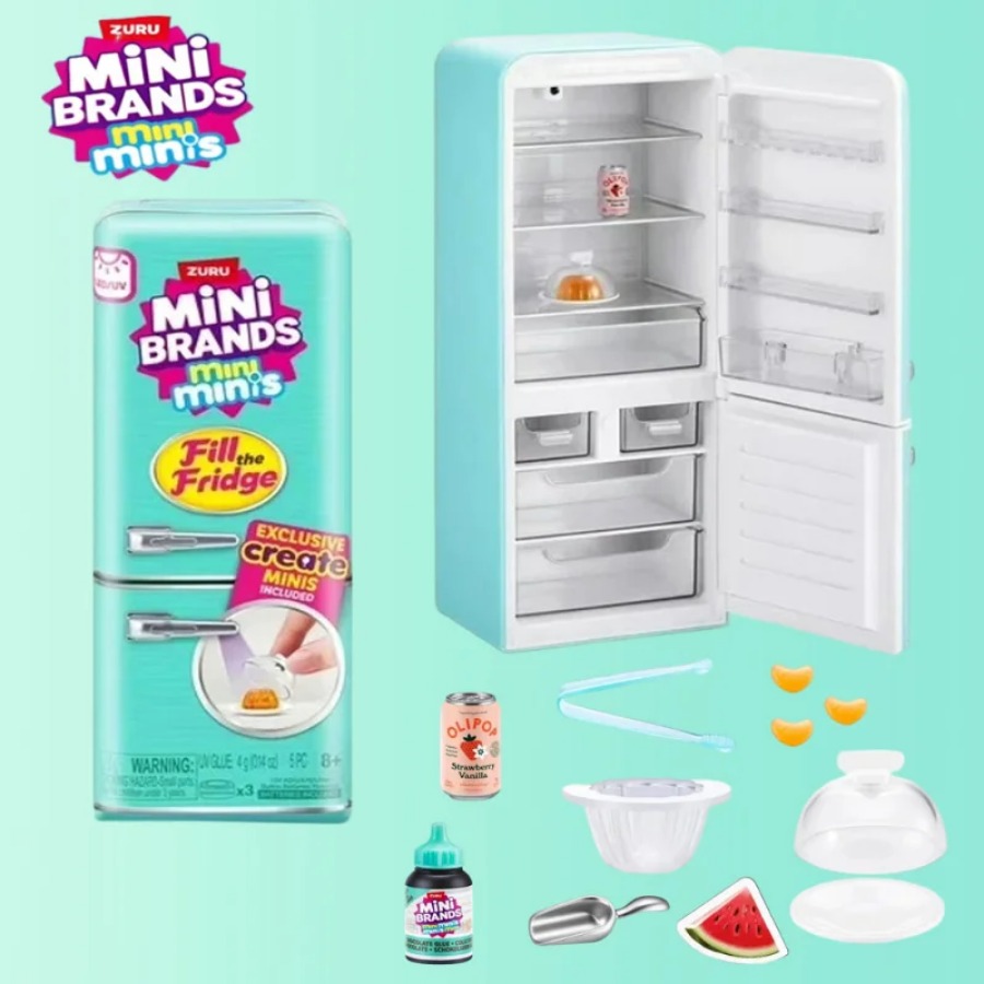 ZURU 5 Surprise Mini Fridge Ba - Kids Toys Kitchen Set 评论和价格