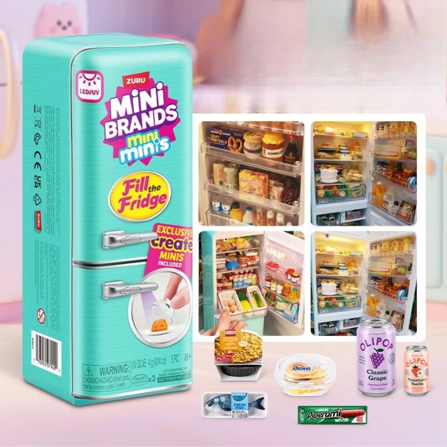 ZURU 5 Surprise Mini Fridge Ba - Kids Toys Kitchen Set 评论和价格